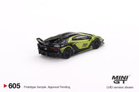 Mini GT 1/64 LB-Silhouette WORKS Lamborghini Aventador GT EVO Lime