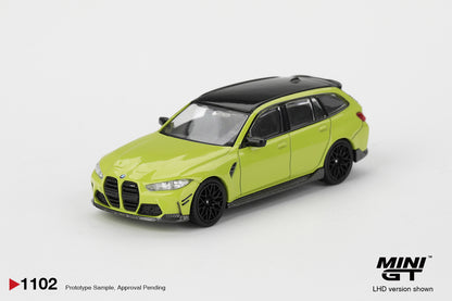 Mini GT 1/64 BMW M3 M Performance Touring Sao Paulo Yellow - MGT01102