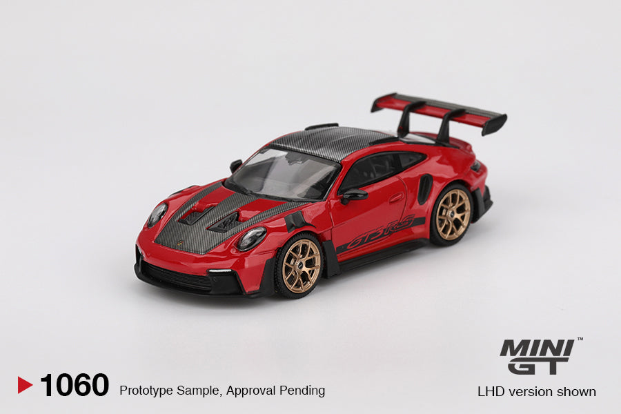 Mini GT 1/64 Porsche 911 (992) GT3 RS Weissach Package Guards Red - MGT01060