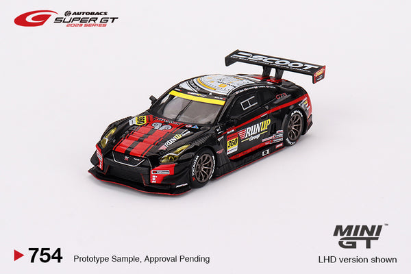 Mini GT 1/64 Autobacs Super GT Nissan GT-R NISMO GT3 #360 "RUNUP RIVAUX GT-R" TOMEI SPORTS 2023 SUPER GT SERIES Black