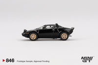Mini GT 1/64 Lancia Stratos HF Stradale Nero Black