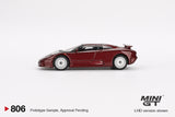 Mini GT 1/64 Bugatti EB110 GT Dark Red Metallic