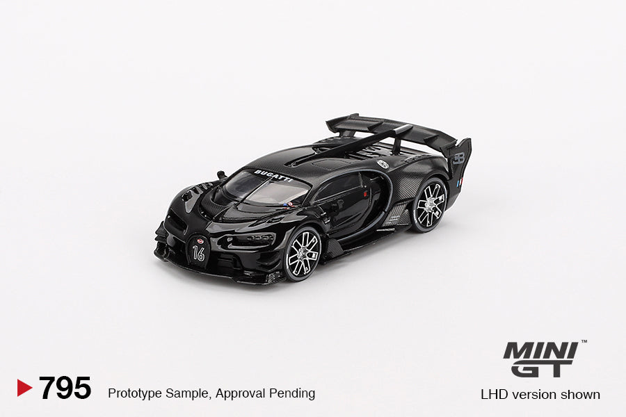 Mini GT 1/64 Bugatti Vision Gran Turismo Black