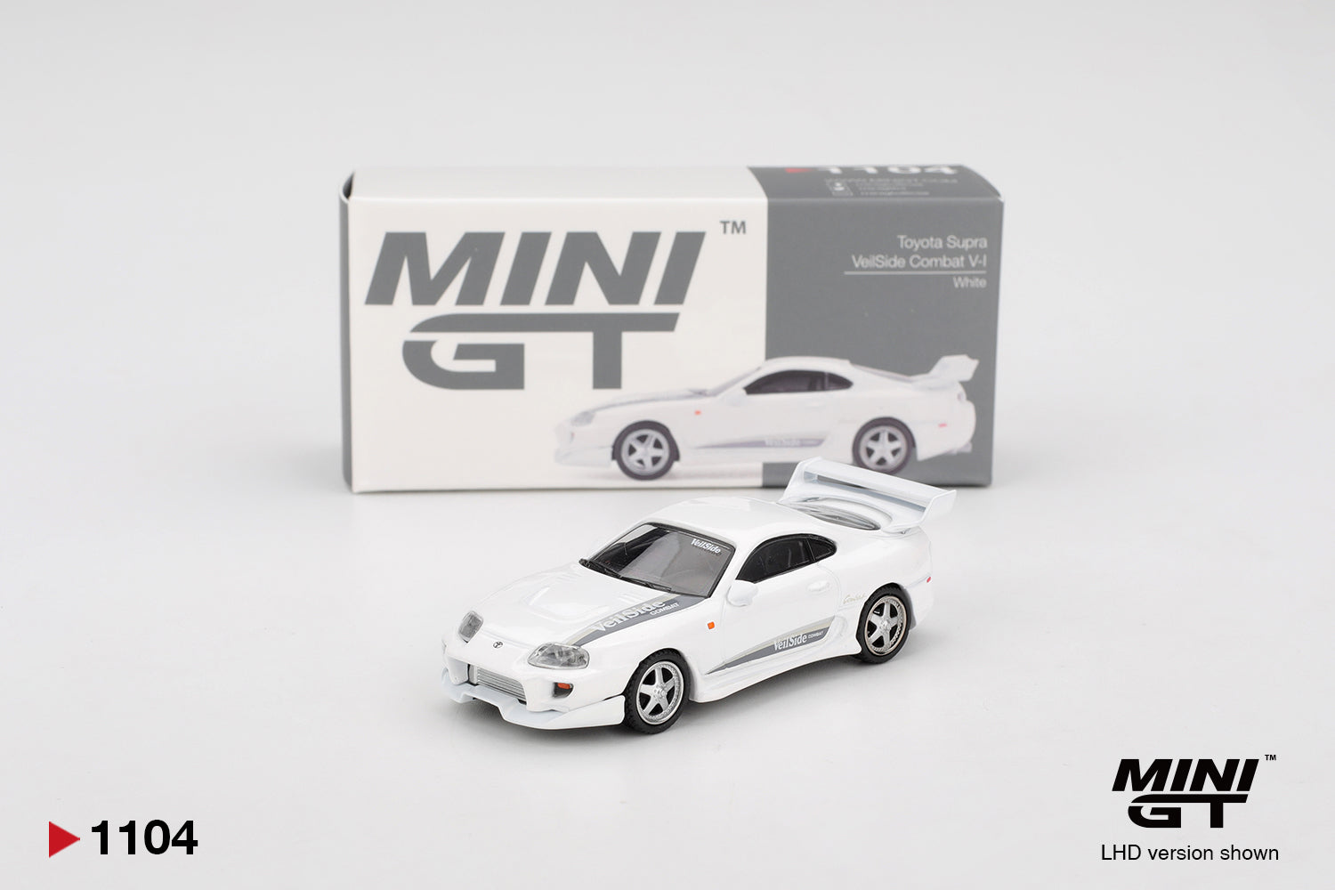 Mini GT 1/64 Toyota Supra VeilSide Combat V-I White - MGT01104