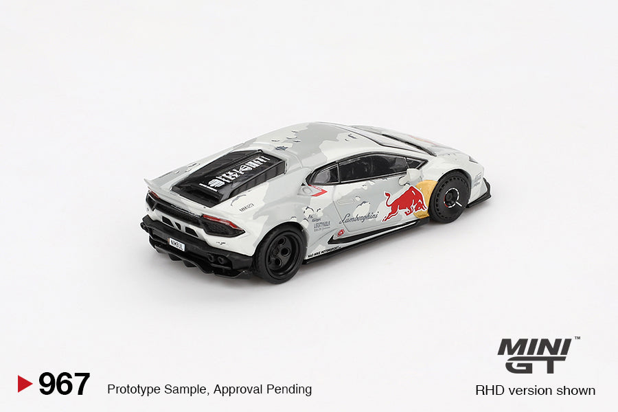 Mini GT 1/64 Lamborghini Huracan LB★WORKS ver. 2 Mad Mike NIMBUL Grey - MGT00967