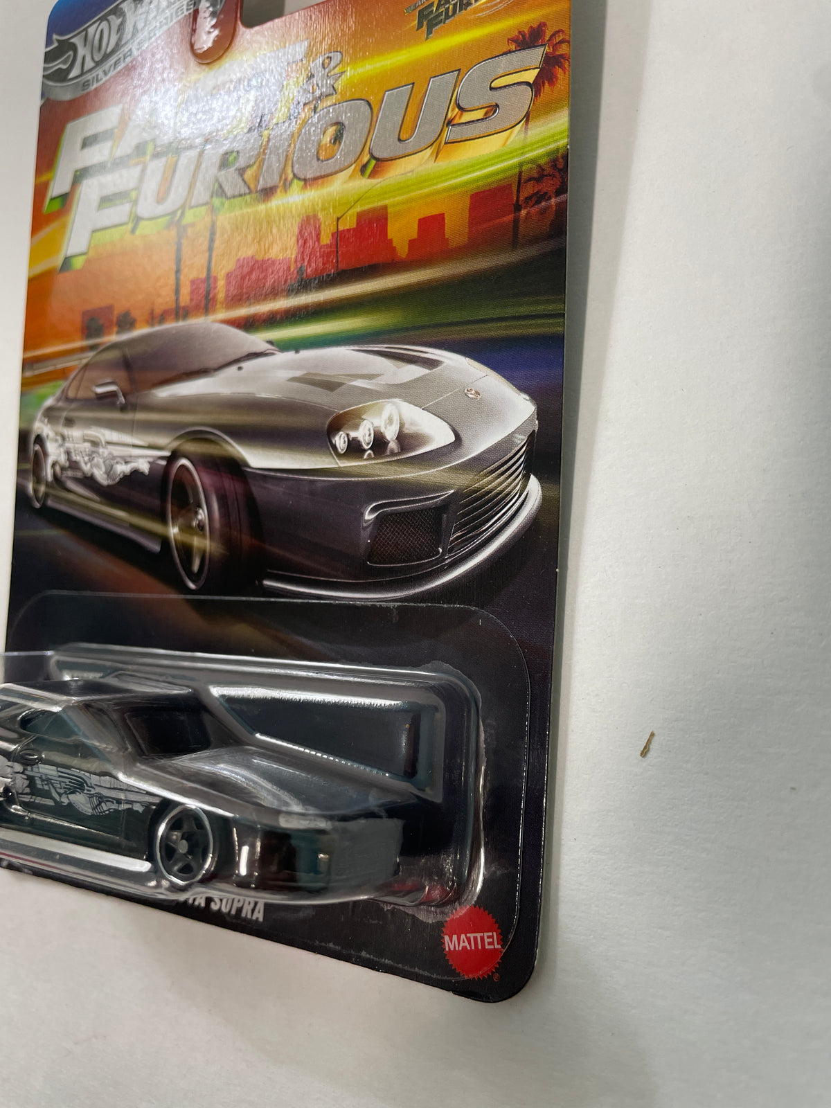 Hot Wheels 1/64 Silver Series Fast & Furious Toyota Supra Black - JKX24