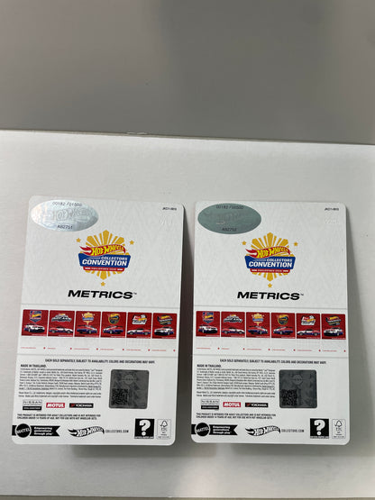 Hot Wheels 1/64 Collectors Convention Philippines 2026 Set Of 2 Nissan Skyline GT-R V-Spec II (BNR34) #182 Red/ Blue - JKC11-0910