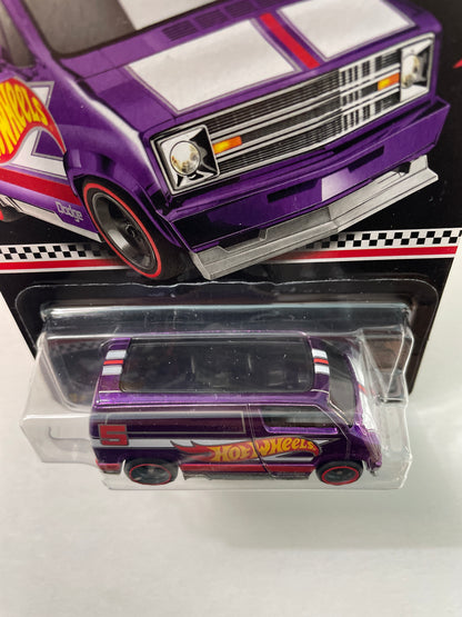 Hot Wheels 1/64 Mail In 2020 Collector Edition Custom '77 Dodge Van Purple - GJJ80-K913