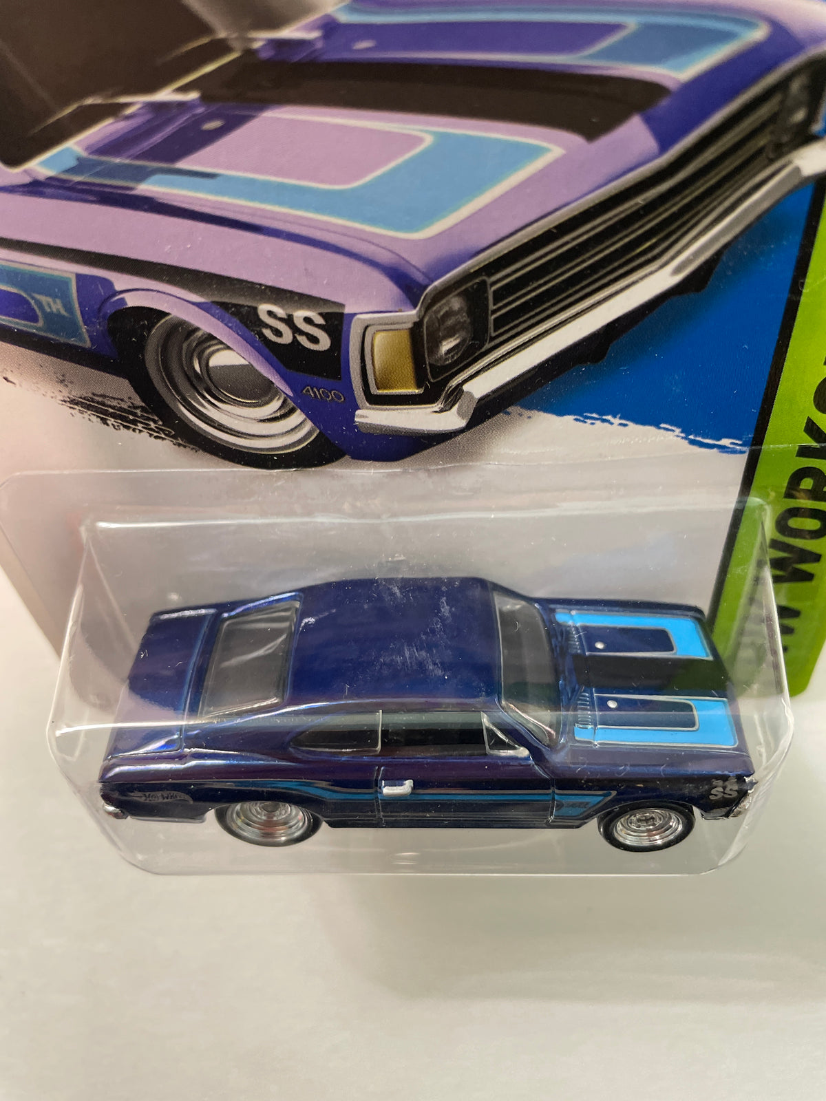 Hot Wheels 1/64 Super Treasure Hunt Chevrolet SS Blue - BFF29-09BOA