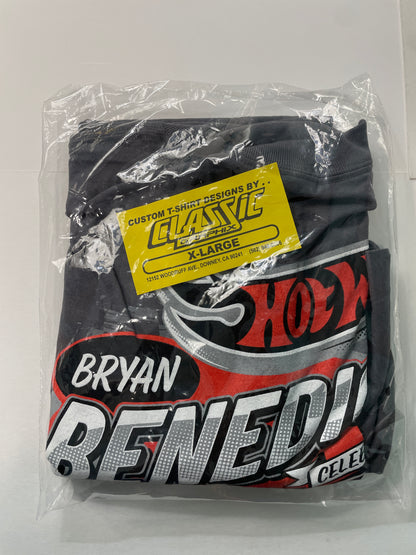Hot Wheels 1/64 40th Annual Collectors Convention 2026 Dinner Kit '72 Corvette Stingray Convertible Black #2699 / T-Shirt (X-Large)/ Patch/ Pin/ E-Sheet (Read description)