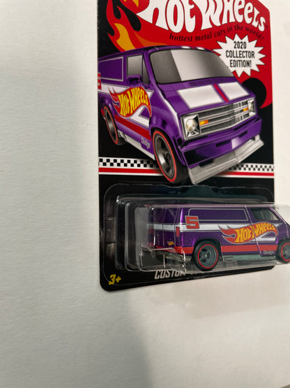 Hot Wheels 1/64 Mail In 2020 Collector Edition Custom '77 Dodge Van Purple - GJJ80-K913