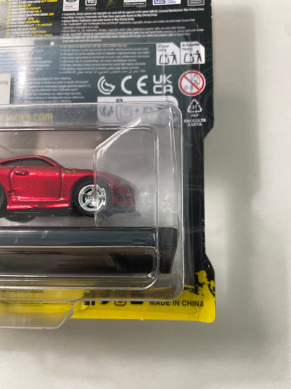 Muscle Machines 1/64 25th Anniversary 1995-97 Toyota Supra (MK4) Red #04 - 15536-15573 - Damaged Box