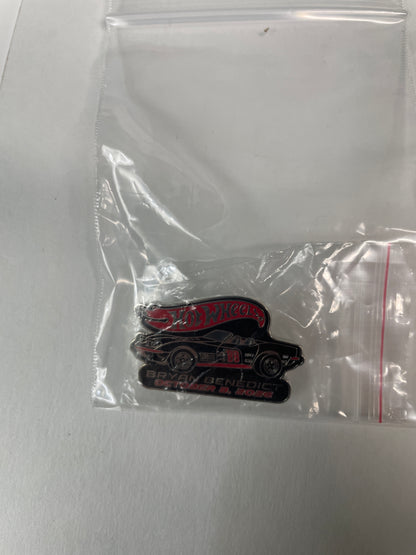 Hot Wheels 1/64 40th Annual Collectors Convention 2026 Dinner Kit '72 Corvette Stingray Convertible Black #2697 / T-Shirt (X-Large)/ Patch/ Pin