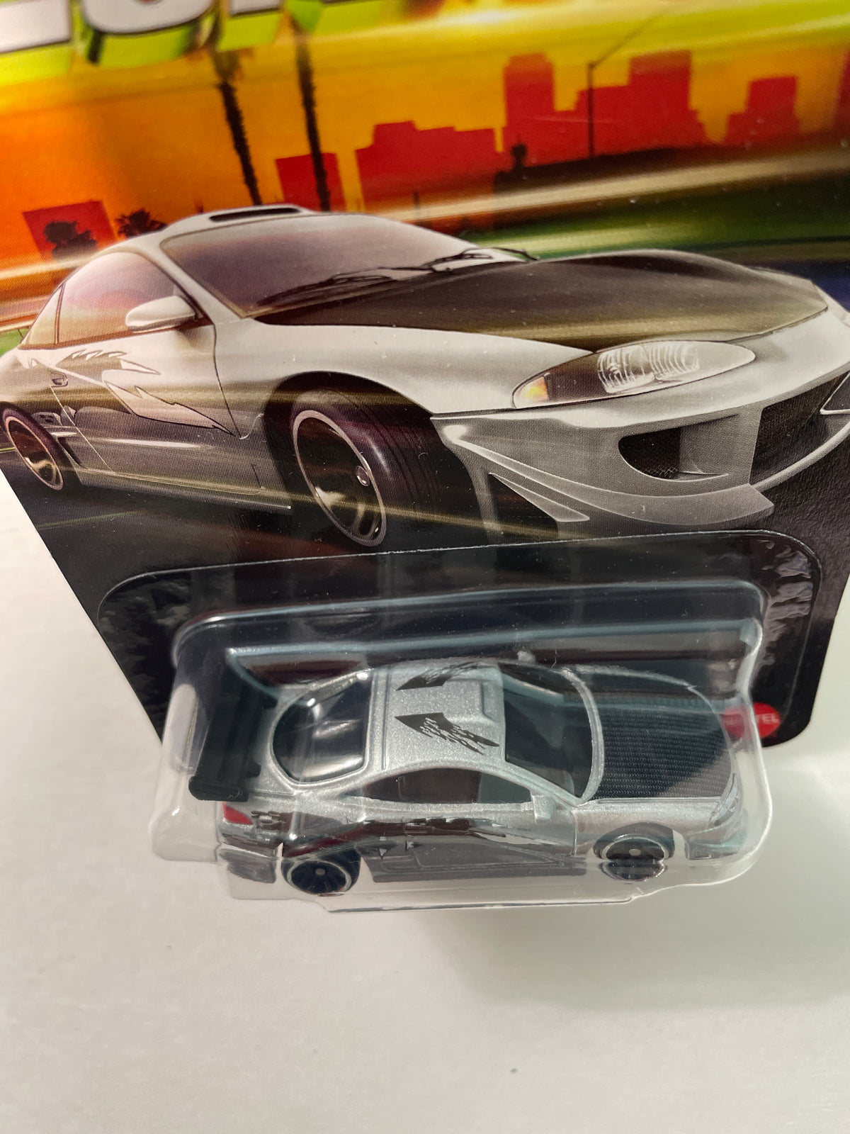 Hot Wheels 1/64 Silver Series Fast & Furious 1995 Mitsubishi Eclipse Silver - JKX22
