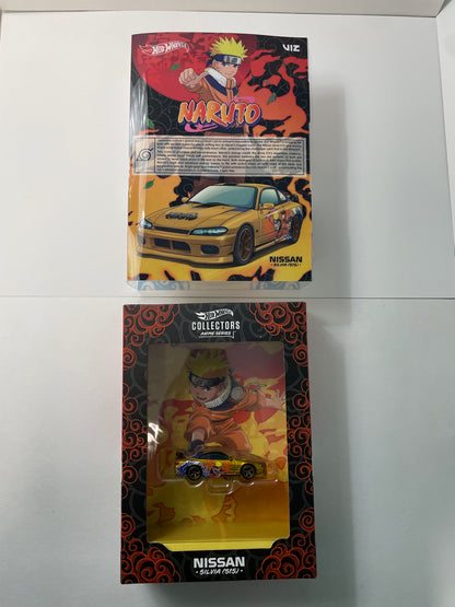 Hot Wheels 1/64 2026 Anime Series Naruto Nissan Silvia S15 Gold - JNN04-DC01