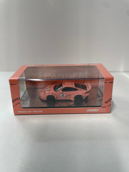 Inno64 1/64 Pandem Porsche 997  Pink Pig - IN64-997P-PPIG