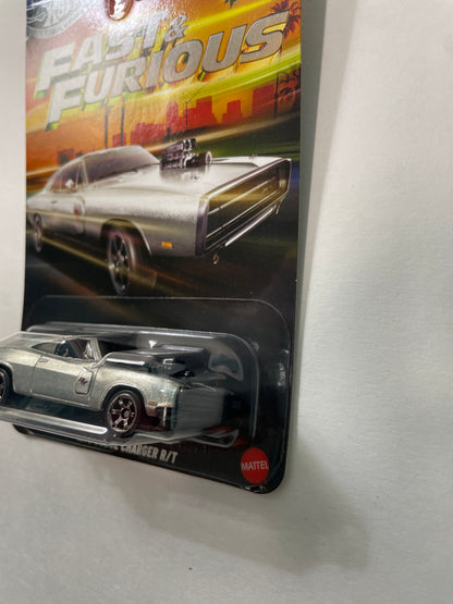 Hot Wheels 1/64 Silver Series Fast & Furious 1970 Dodge Charger R/T Metal - JKX21