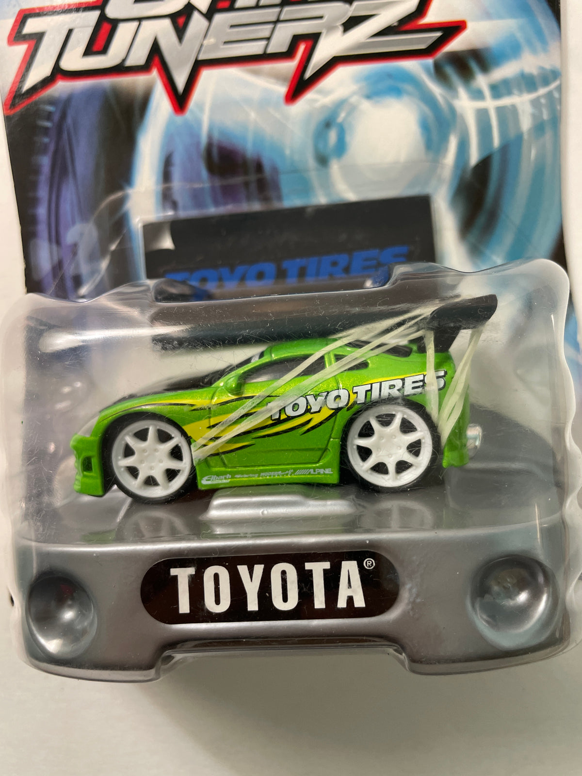 Hot Wheels 1/64 Car Tunerz 1997 Toyota Supra Green - 57512-0710 - Damaged Box