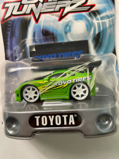 Hot Wheels 1/64 Car Tunerz 1997 Toyota Supra Green - 57512-0710 - Damaged Box