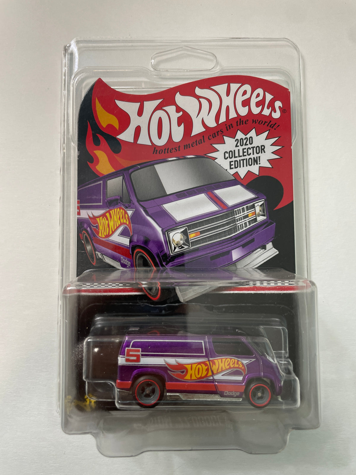 Hot Wheels 1/64 Mail In 2020 Collector Edition Custom '77 Dodge Van Purple - GJJ80-K913