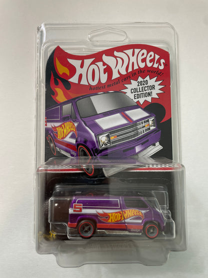 Hot Wheels 1/64 Mail In 2020 Collector Edition Custom '77 Dodge Van Purple - GJJ80-K913