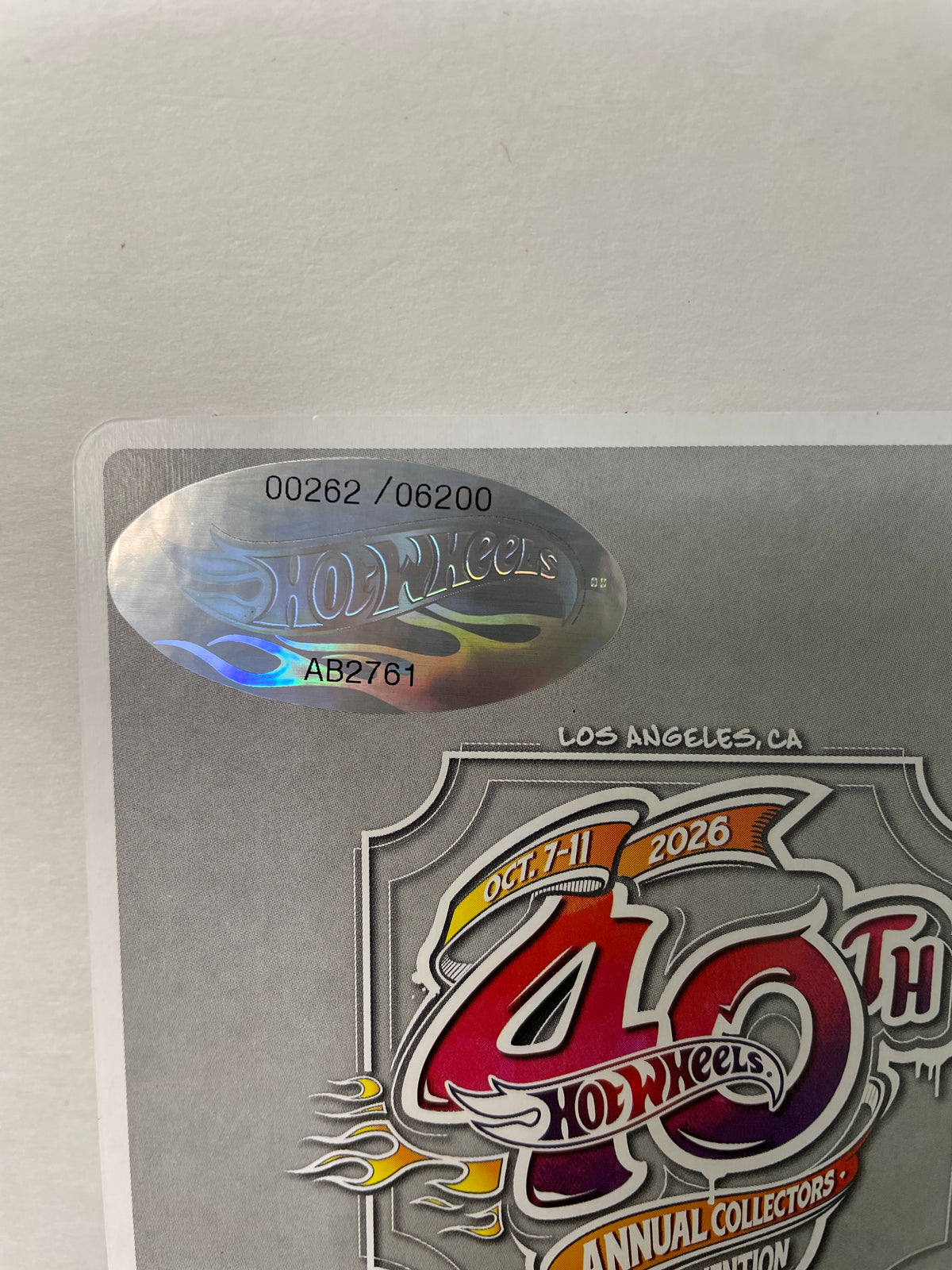 Hot Wheels 1/64 40th Annual Collectors Convention Los Angeles 2022 Porsche 911 GT3 RS Low Number #262 Pink - JKC02-0910