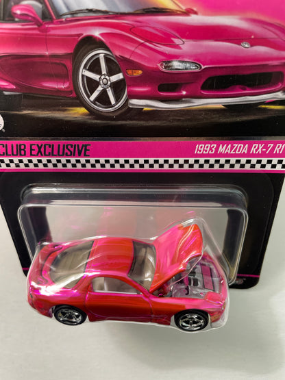Hot Wheels 1/64 RLC 2026 Club exclusive 1993 Mazda RX-7 R1 Pink - JKC06