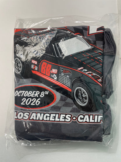 Hot Wheels 1/64 40th Annual Collectors Convention 2026 Dinner Kit '72 Corvette Stingray Convertible Black #2699 / T-Shirt (X-Large)/ Patch/ Pin/ E-Sheet (Read description)