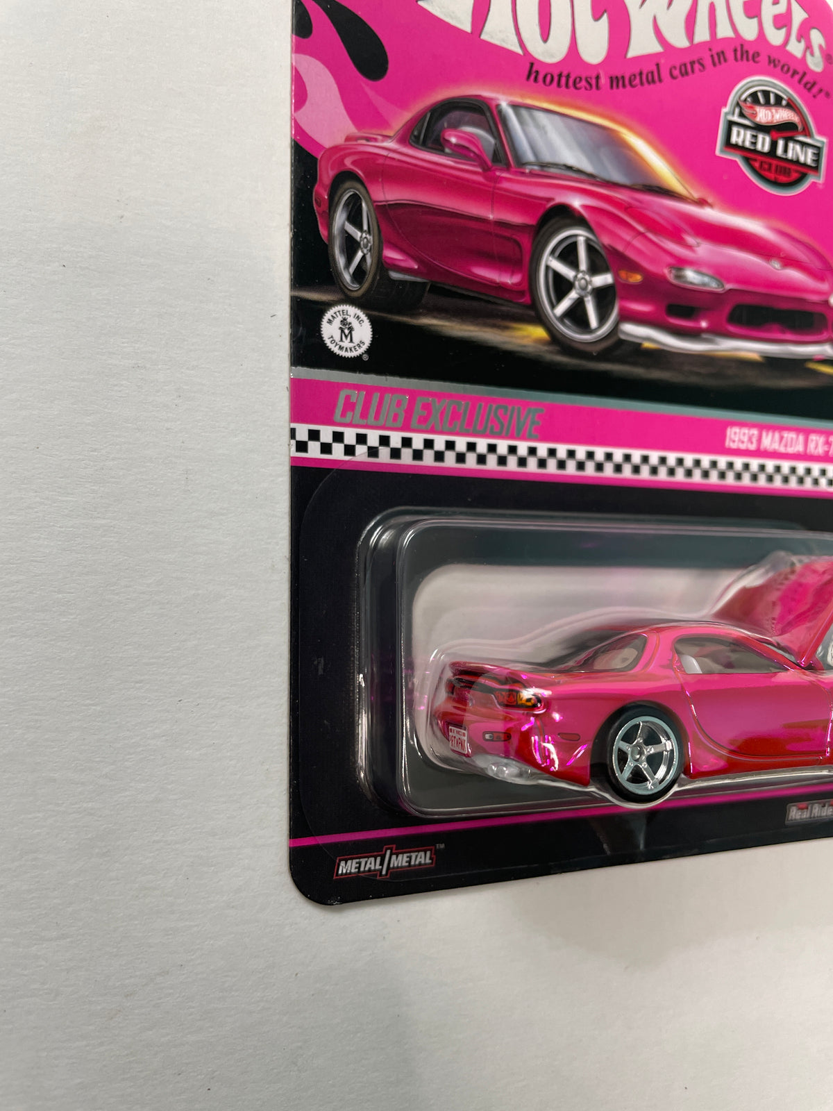 Hot Wheels 1/64 RLC 2026 Club exclusive 1993 Mazda RX-7 R1 Pink - JKC06
