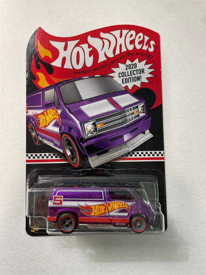 Hot Wheels 1/64 Mail In 2020 Collector Edition Custom '77 Dodge Van Purple - GJJ80-K913