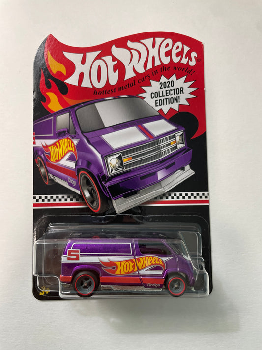 Hot Wheels 1/64 Mail In 2020 Collector Edition Custom '77 Dodge Van Purple - GJJ80-K913