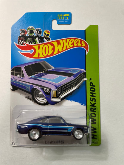 Hot Wheels 1/64 Super Treasure Hunt Chevrolet SS Blue - BFF29-09BOA