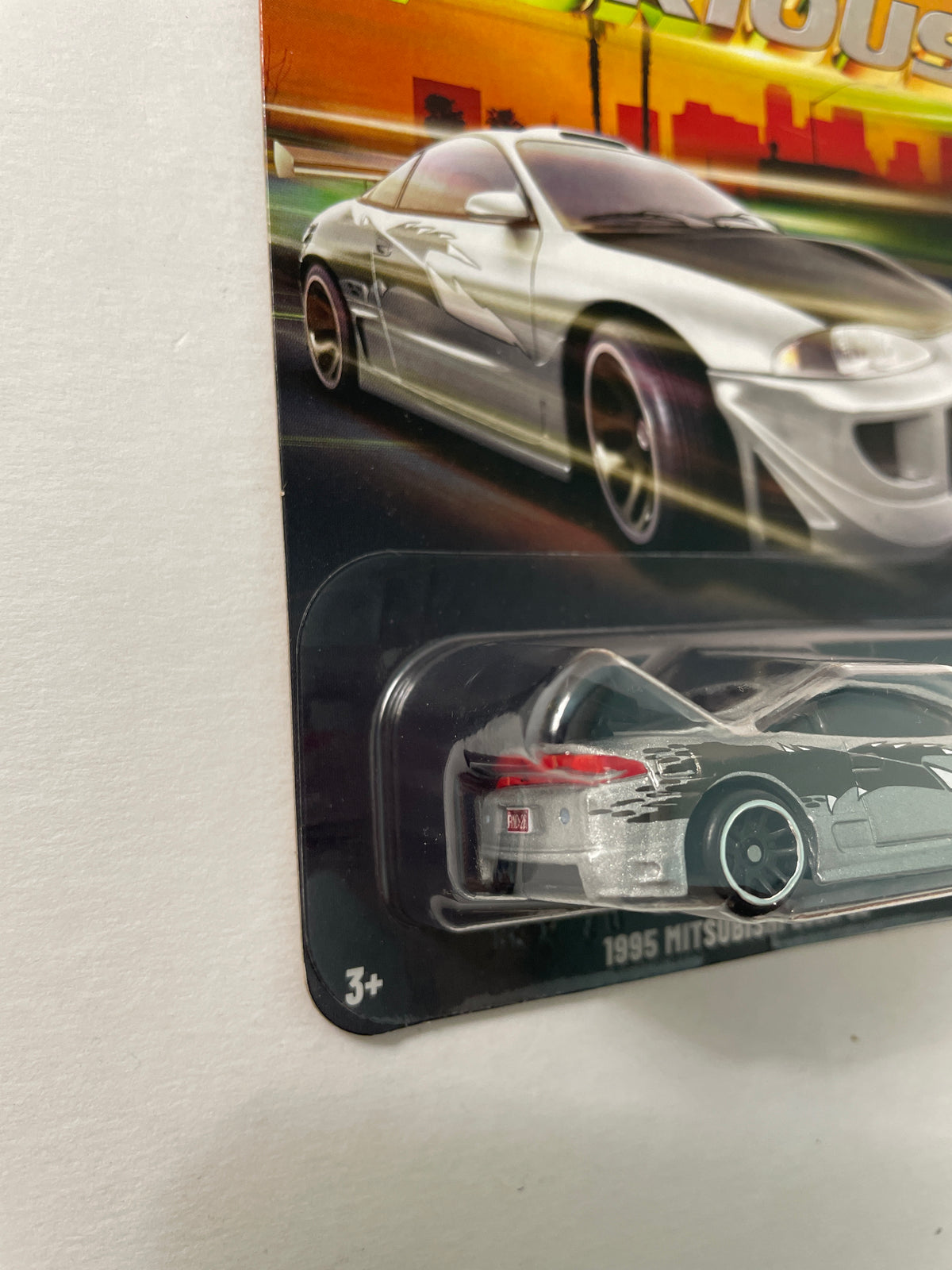 Hot Wheels 1/64 Silver Series Fast & Furious 1995 Mitsubishi Eclipse Silver - JKX22