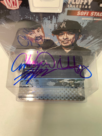 M2 Machines 1/64 Gabriel Fluffy Iglesias JO KOY Sofi Stadium Autographed Box Blue - 67400