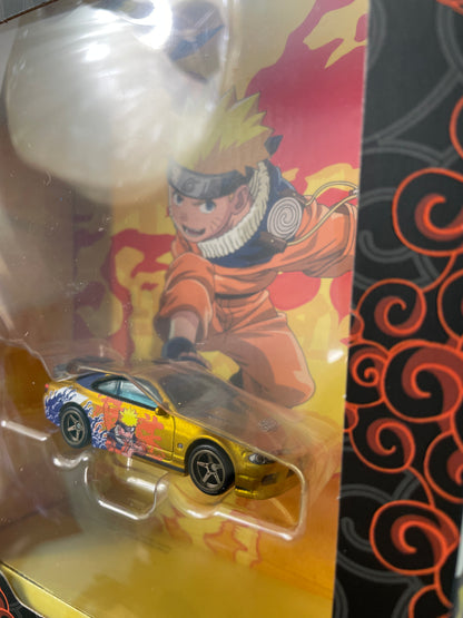 Hot Wheels 1/64 2026 Anime Series Naruto Nissan Silvia S15 Gold - JNN04-DC01