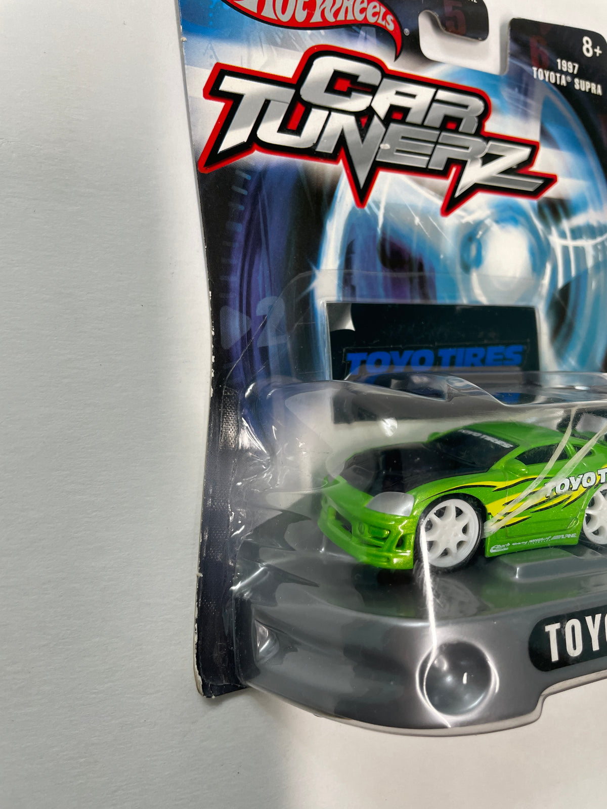 Hot Wheels 1/64 Car Tunerz 1997 Toyota Supra Green - 57512-0710 - Damaged Box