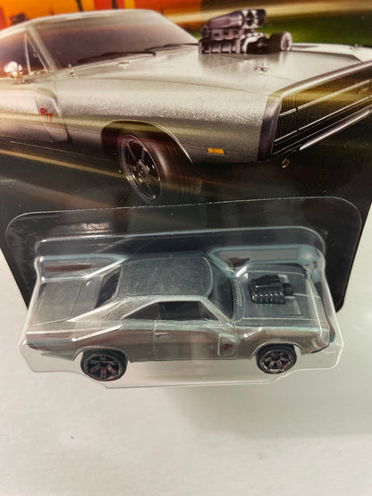 Hot Wheels 1/64 Silver Series Fast & Furious 1970 Dodge Charger R/T Metal - JKX21