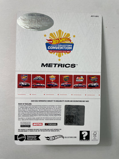 Hot Wheels 1/64 Collectors Convention Philippines 2026 Nissan Skyline GT-R V-Spec II (BNR34) #601 Red/ Blue - JKC11-0910