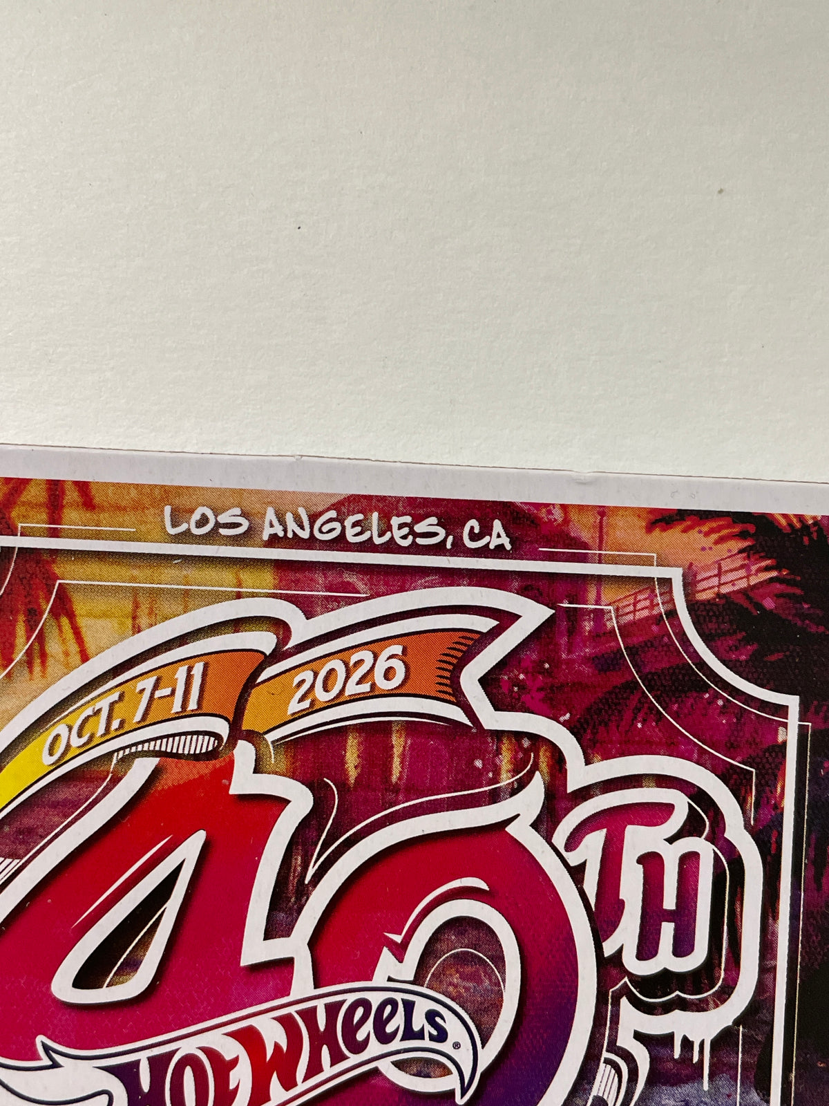 Hot Wheels 1/64 40th Annual Collectors Convention Los Angeles 1992 GMC Typhoon White - JKC05-0910