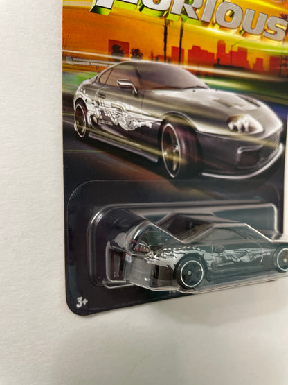 Hot Wheels 1/64 Silver Series Fast & Furious Toyota Supra Black - JKX24