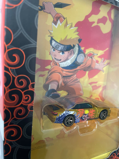 Hot Wheels 1/64 2026 Anime Series Naruto Nissan Silvia S15 Gold - JNN04-DC01