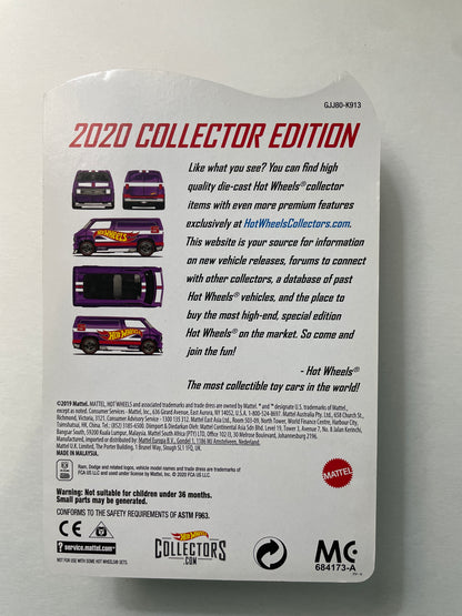 Hot Wheels 1/64 Mail In 2020 Collector Edition Custom '77 Dodge Van Purple - GJJ80-K913