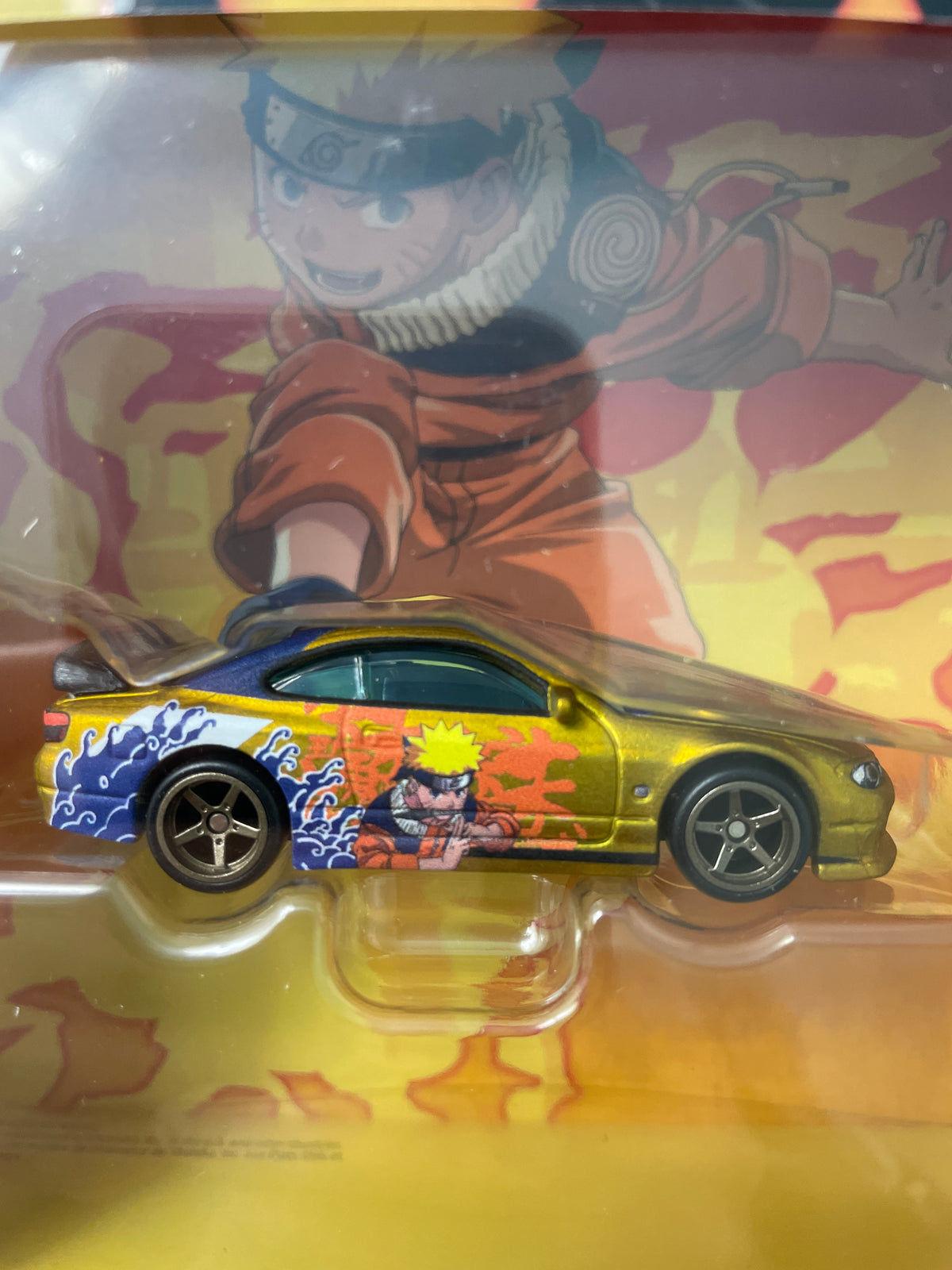 Hot Wheels 1/64 2026 Anime Series Naruto Nissan Silvia S15 Gold - JNN04-DC01