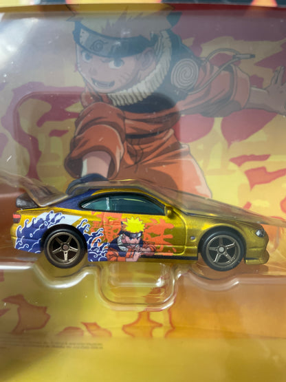 Hot Wheels 1/64 2026 Anime Series Naruto Nissan Silvia S15 Gold - JNN04-DC01