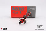 Mini GT 1/64 Ducati Panigale V4 S w/ Ducati Girl