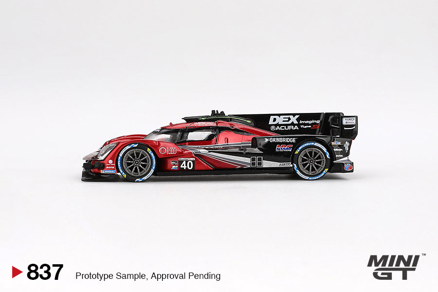 Mini GT 1/64 Acura ARX-06 GTP #40 2024 IMSA Sebring 12Hrs Winner No.40 DEX Imaging Black & Red