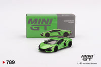 Mini GT 1/64 Lamborghini Revuelto Verde Selvans Green