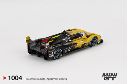 Mini GT 1/64 Cadillac V-Series.R #01 2024 IMSA Sebring 12 Hrs Cadillac Racing Yellow & Black - MGT01004