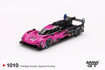 Mini GT 1/64 Cadillac V-Series.R #01 2024 IMSA Petit Le Mans Cadillac Racing Pink & Black - MGT01010