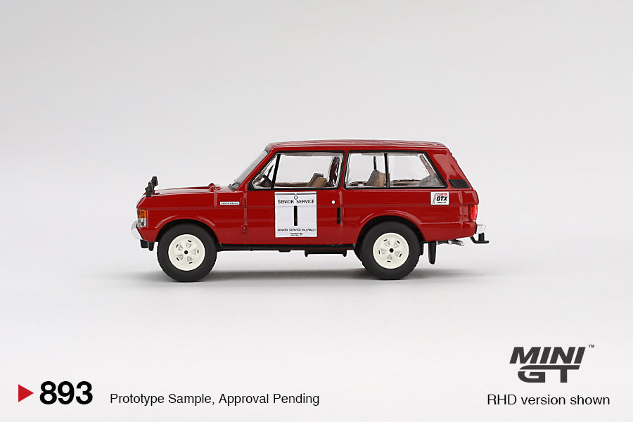 Mini GT 1/64 Range Rover 1971 International Hillrally Winner Red - MGT00893
